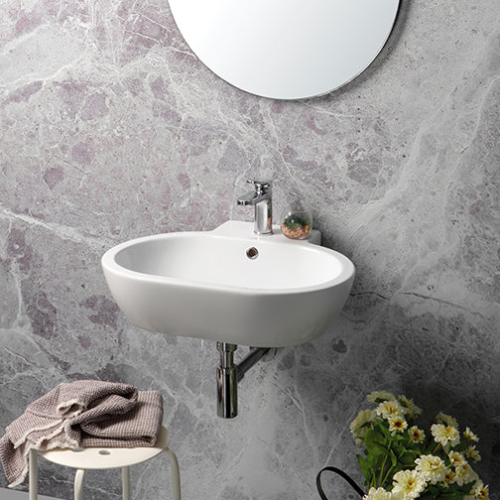 Lavabo appoggio o sospeso cm.60 SALLY