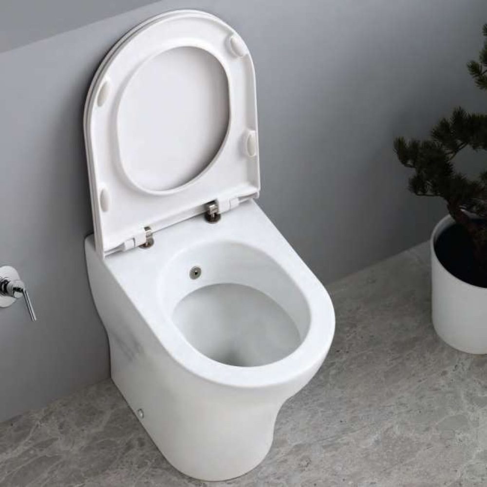 VASO/BIDET CON EROGATORE, SCARICO A PAVIMENTO