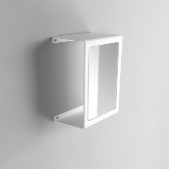 Contenitore con specchio bianco opaco XQ PLEXY | MODERNO