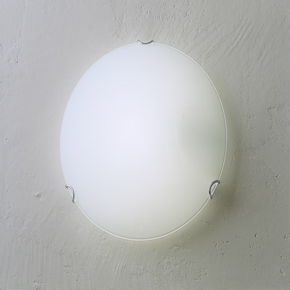 Plafoniera con vetro satinato| Specchi e Illuminazioni