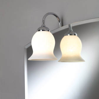 Illuminazione a telaio cromo vaso | Specchi e Illuminazioni