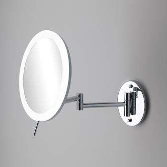 Specchio ingranditore a led a parete 5X tondo | Specchi e Illuminazioni
