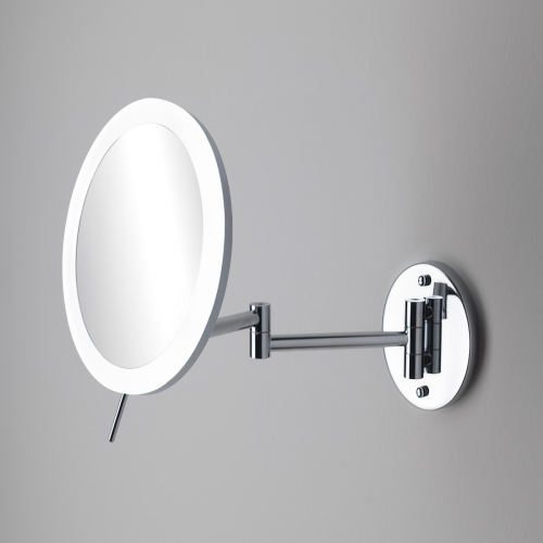 Specchio ingranditore a led a parete 5X tondo | Specchi e Illuminazioni