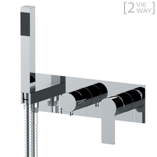 set miscelatore a incasso a 2 vie per doccia REFLEX RX712D2