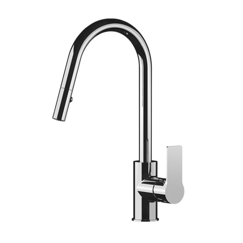 Miscelatore lavello con canna alta girevole e doccetta estraibile REFLEX