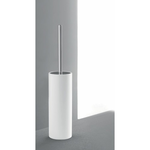 Porta scopino tondo bianco Teknika | Complementi