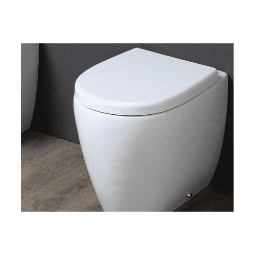 Coppia Vaso e Bidet filo muro Aida senza Brida