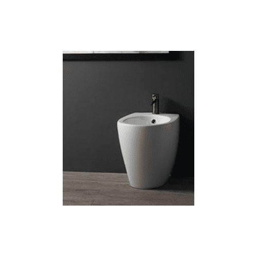 Coppia Vaso e Bidet filo muro Aida senza Brida