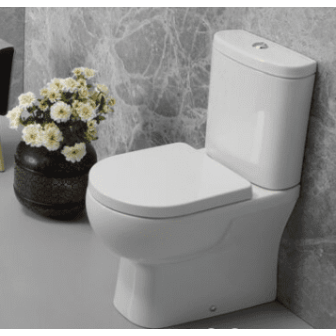 Coppia Vaso+Cassetta monoblocco e Bidet filo muro Sally