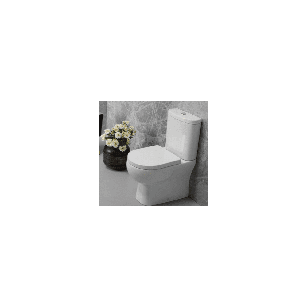 Coppia Vaso+Cassetta monoblocco e Bidet filo muro Sally