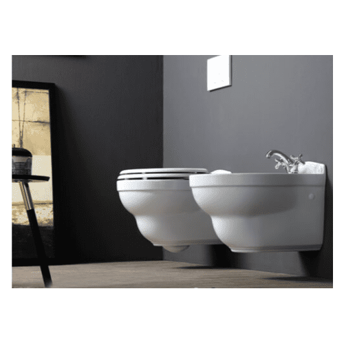 Coppia Vaso e Bidet sospeso Regina