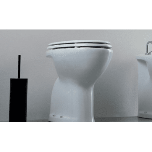 Coppia Vaso e Bidet con scarico s/p terza età Serena