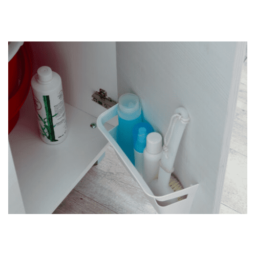Lavatoio in ceramica cm.60x50 con mobile e strizzatoio