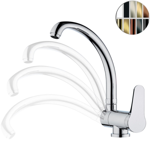 Miscelatore lavello con bocca alta girevole e reclinabile tipo lusso OMEGA
