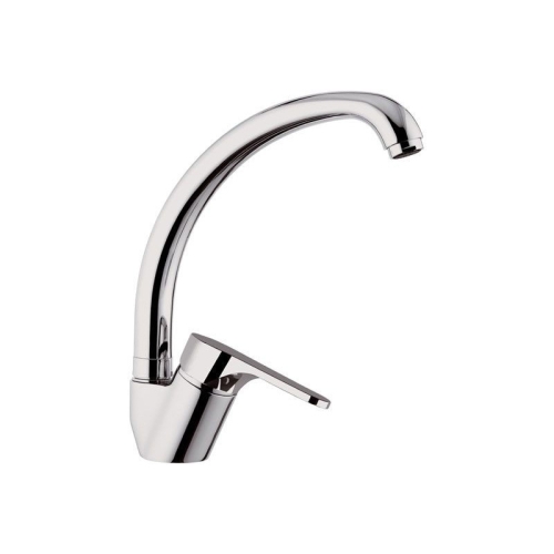Miscelatore lavello monoforo 45° con bocca alta girevole OMEGA