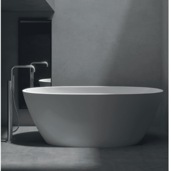 Lavabo appoggio monolite cm.60 senza foro troppo pieno Dream