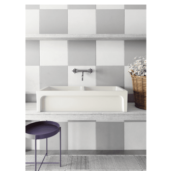 Lavello reversibile cm.84 spessore pieno Farmer Sinks | Frame