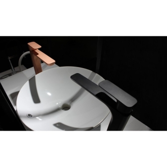 miscelatore monocomando XL per lavabo con scarico click-clack incluso TIARA | Daniel Rubinetterie