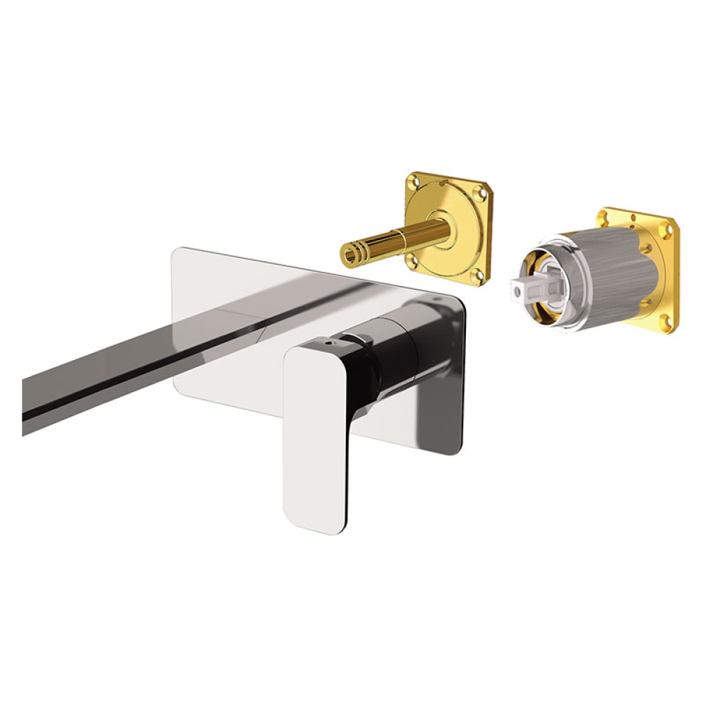 Miscelatore monocomando a incasso per lavabo bocca lunghezza cm 23 TIARA