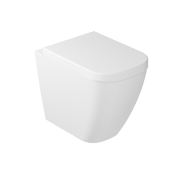 Coppia Vaso e Bidet Bianco Matt cm.55 Meg11 Pro coprivaso incluso