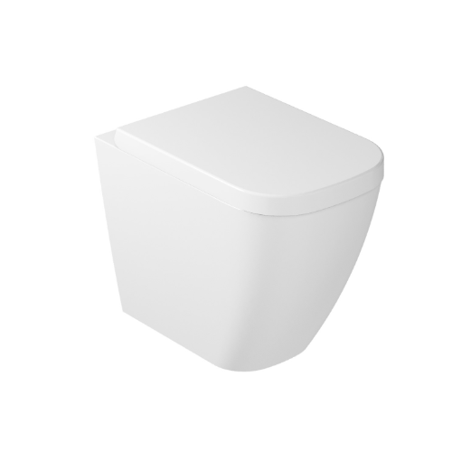 Coppia Vaso e Bidet Bianco Matt cm.55 Meg11 Pro coprivaso incluso