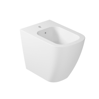 Coppia Vaso e Bidet Bianco Matt cm.55 Meg11 Pro coprivaso incluso