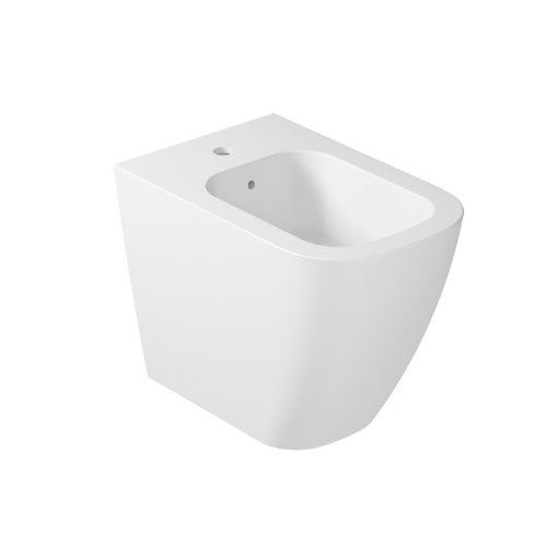 Coppia Vaso e Bidet Bianco Matt cm.55 Meg11 Pro coprivaso incluso