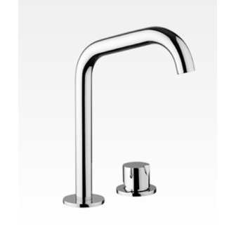 Miscelatore 2 fori con scarico click-clack e canna alta fissa Arka-Ago