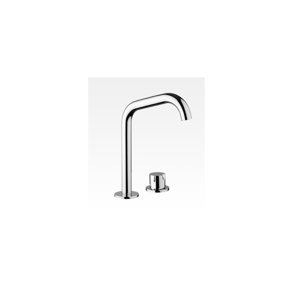 Miscelatore 2 fori con scarico click-clack e canna alta fissa Arka-Ago