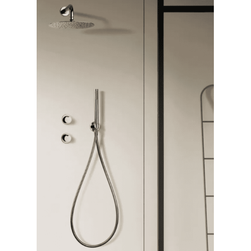 Miscelatore per doccia incasso con deviatore 2 uscite piastre separate Arka-Ago
