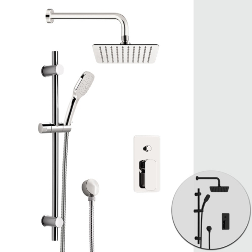 Set doccia a incasso asta sali scendi TIARA