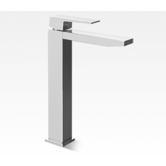 Miscelatore per lavabo alto con bocca lunga senza scarico h.25 Storm