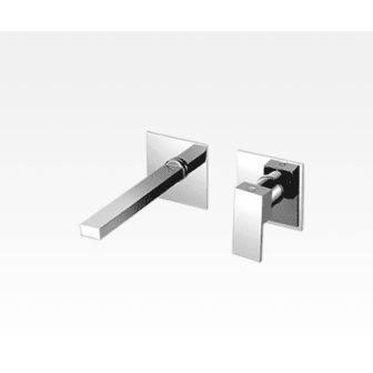 Miscelatore per lavabo da incasso non ispezionabile bocca a parete senza scarico Storm