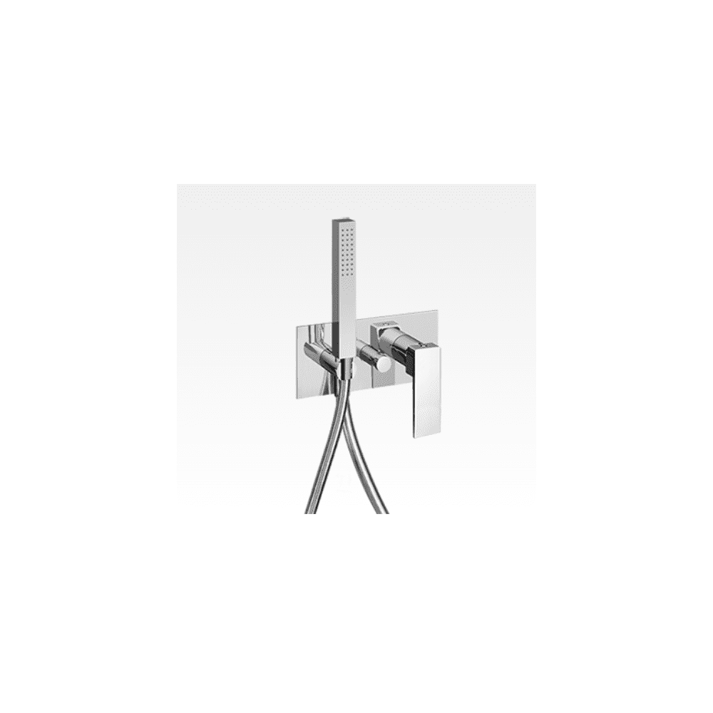 Miscelatore per doccia incasso con pulsante deviatore e kit doccia Storm