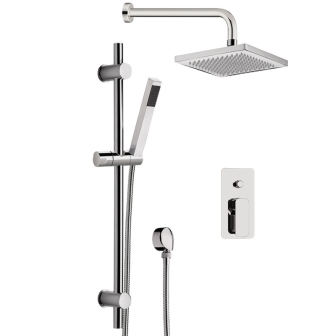 Set doccia a incasso piastra lusso TIARA