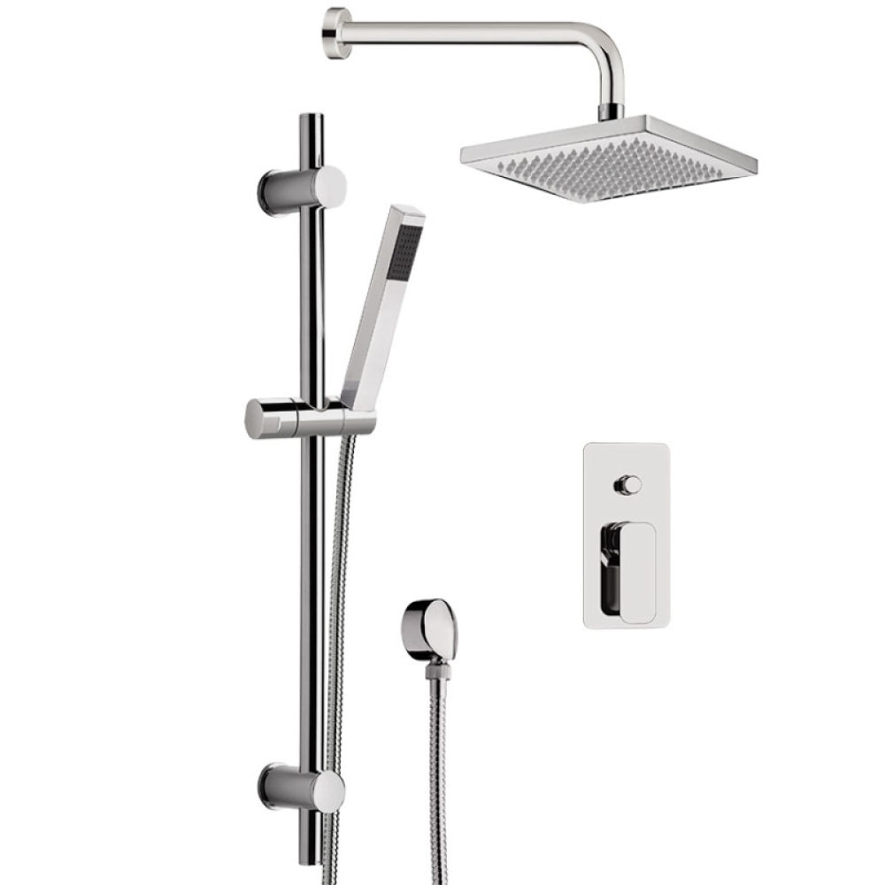 Set doccia a incasso piastra lusso TIARA