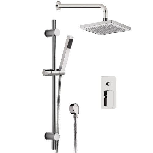 Set doccia a incasso piastra lusso TIARA