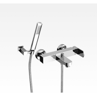 Miscelatore per vasca incasso con supporto duplex e doccia Sophie