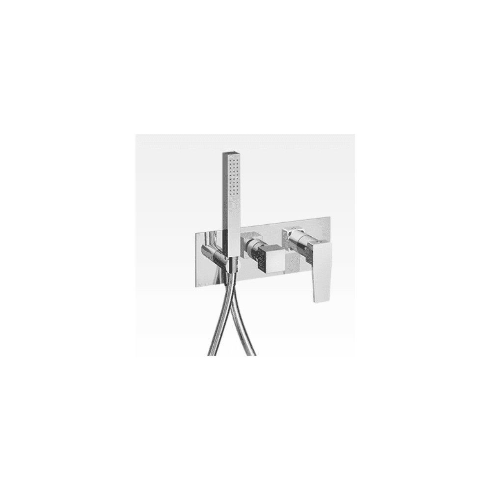 Miscelatore per doccia incasso con deviatore a leva 3 uscite e kit doccia H2Q