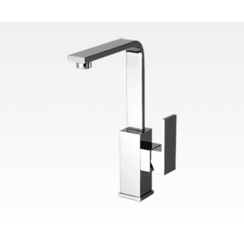 Miscelatore per lavabo con canna alta girevole e scarico automatico New Space