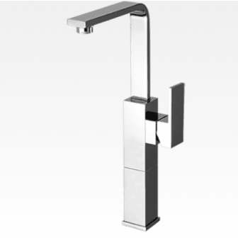 Miscelatore per lavabo canna alta e prolunga 7cm senza scarico New Space