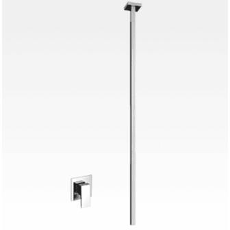 Miscelatore lavabo a comando remoto a parete e bocca a soffitto New Space
