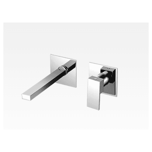 Miscelatore per lavabo da incasso con bocca a parete senza scarico New Space