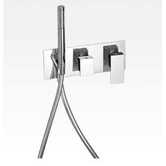 Miscelatore per doccia incasso con deviatore 2 uscite e kit doccia New Space