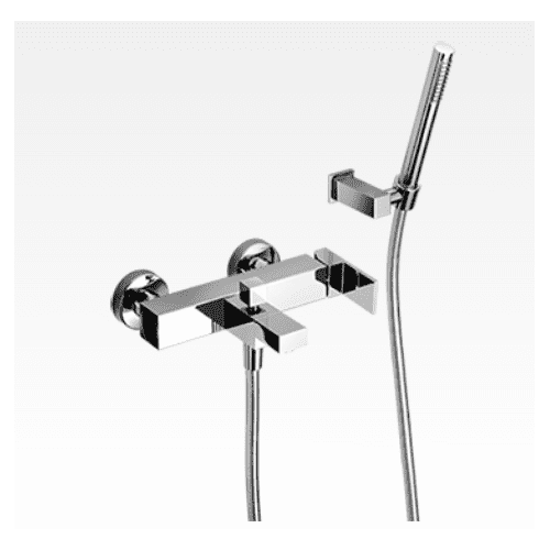 Miscelatore per vasca incasso con supporto duplex e doccia New Space