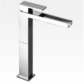 Miscelatore per lavabo con prolunga e bocca lunga senza scarico Open Space