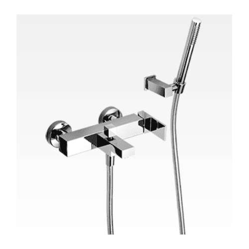 Miscelatore per vasca incasso con supporto duplex e doccia Open Space
