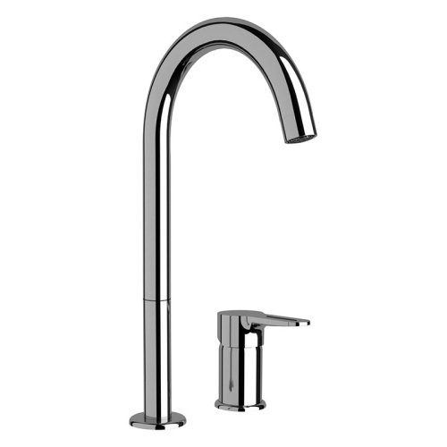 Miscelatore lavabo due fori con bocca L scarico non incluso SMART