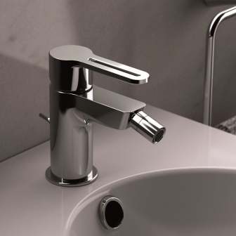 Miscelatore bidet con scarico in plastica SMART