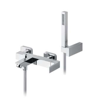 Miscelatore esterno vasca con doccia e duplex Cheope